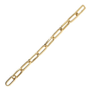 Bracciale Golden Catena Forzatina Allungata Maxi Maglie