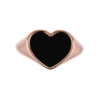 Anello Chevalier con Cuore in Pietra Naturale - Fabiani Gioiellerie