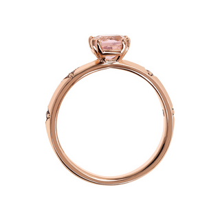 Étoile Solitaire Ring with Prism Gem Cushion Cut