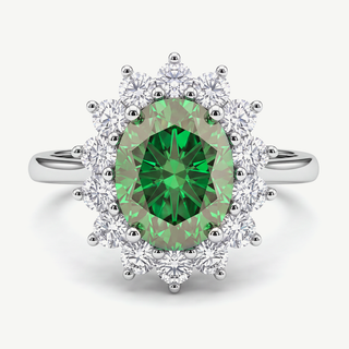 Anello Margherita Monaé - Verde large
