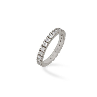 Anello Fabiani eternity in oro bianco 9Kt - Fabiani Gioiellerie