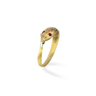 Anello Fabiani serpente in oro giallo 9Kt - Fabiani Gioiellerie