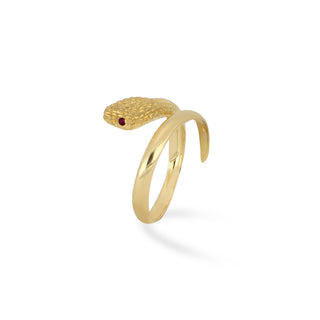 Anello Fabiani serpente in oro giallo 18Kt - Fabiani Gioiellerie