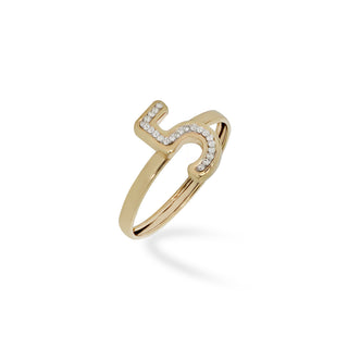 Anello Fabiani con numero in oro giallo 18Kt - Fabiani Gioiellerie