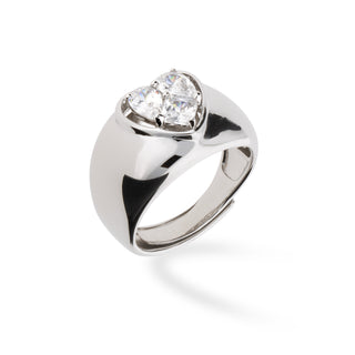 Anello Fabiani in Argento e Zircone
