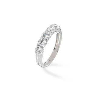 Anello Fabiani riviera con zirconi taglio brillante - Fabiani Gioiellerie