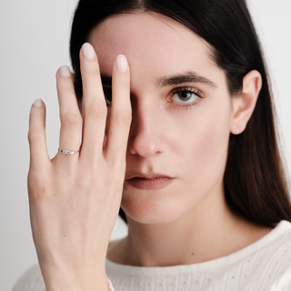 Anello Fabiani trilogy con zirconi taglio brillante