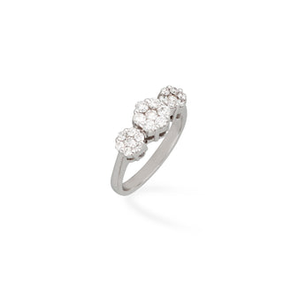 Anello Fabiani trilogy con diamanti taglio brillante 0,80ct - Fabiani Gioiellerie