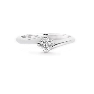 Anello Fabiani Solitario Con Diamante Taglio Brillante 0,30Ct - Fabiani Gioiellerie