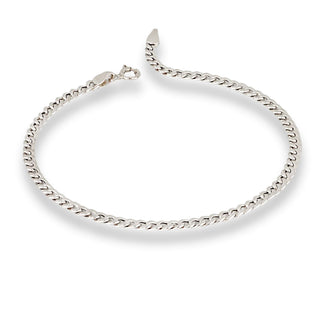 Bracciale Fabiani a catena barbazzale in oro bianco 18Kt - Fabiani Gioiellerie
