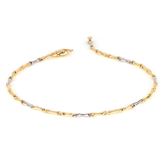 Bracciale Fabiani in oro giallo e bianco 18Kt - Fabiani Gioiellerie