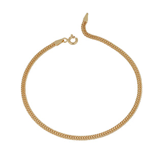 Bracciale Fabiani a maglia catena in oro giallo 9Kt - Fabiani Gioiellerie