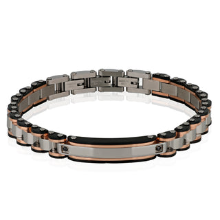 Bracciale Meridien uomo acciaio - Fabiani Gioiellerie