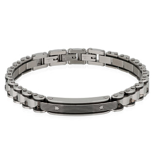 Bracciale Meridien uomo acciaio - Fabiani Gioiellerie