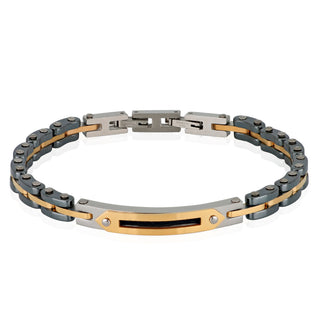 Bracciale Meridien uomo acciaio - Fabiani Gioiellerie