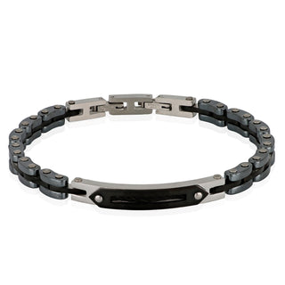 Bracciale Meridien uomo acciaio - Fabiani Gioiellerie