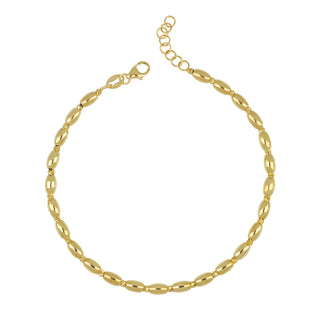 Bracciale Fabiani a chicco di riso in oro giallo 18Kt - Fabiani Gioiellerie