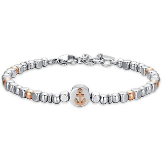 Bracciale Luca Barra Steel Uomo