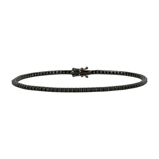 Bracciale Fabiani tennis in oro 18Kt con diamanti neri 1,13Ct - Fabiani Gioiellerie