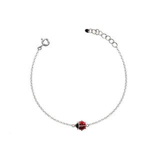 Bracciale Fabiani in argento 925 con coccinella - Fabiani Gioiellerie