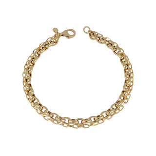 Bracciale Fabiani a due fili in oro giallo 18Kt - Fabiani Gioiellerie