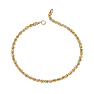 Bracciale Fabiani in oro giallo 9Kt a maglia fune - Fabiani Gioiellerie