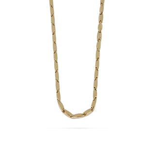 Collana Fabiani a maglia chicco di riso in oro giallo 14Kt - Fabiani Gioiellerie
