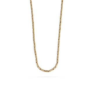 Collana Fabiani a maglia bamboo in oro giallo 14Kt - Fabiani Gioiellerie