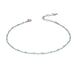 Cavigliera Fabiani in argento 925 con smalti - Fabiani Gioiellerie