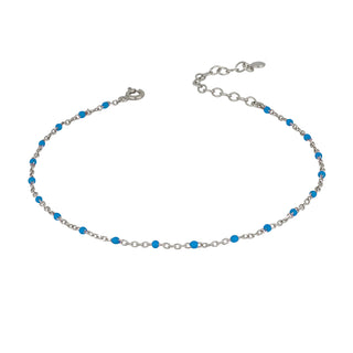 Cavigliera Fabiani in argento 925 con smalti - Fabiani Gioiellerie