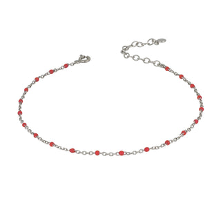 Cavigliera Fabiani in argento 925 con smalti - Fabiani Gioiellerie