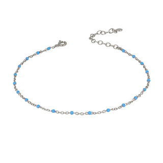 Cavigliera Fabiani in argento 925 con smalti - Fabiani Gioiellerie