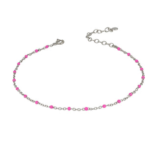 Cavigliera Fabiani in argento 925 con smalti - Fabiani Gioiellerie