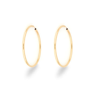 Orecchini Fabiani in oro giallo 18Kt con canna tonda - Fabiani Gioiellerie