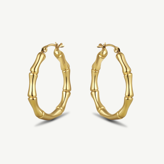 Orecchini Fabiani a cerchio bombato in oro giallo 14Kt