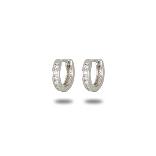 Orecchini Fabiani a cerchio in argento 925 - Fabiani Gioiellerie