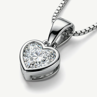 Collana Fabiani Punto Luce Cuore in Argento - 5mm