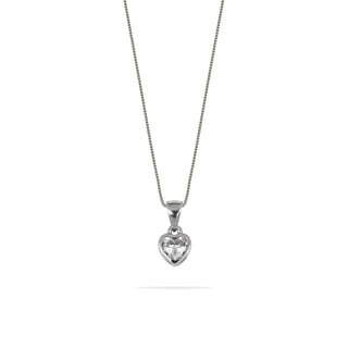 Girocollo Fabiani punto luce in argento con zircone - Fabiani Gioiellerie
