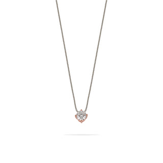 Collana Fabiani punto luce in argento con zircone - Fabiani Gioiellerie