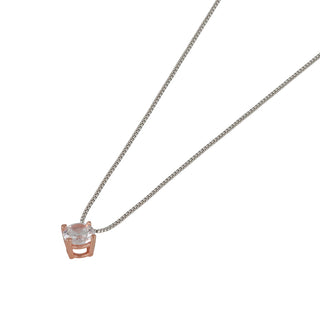 Collana Fabiani punto luce in argento con zircone - Fabiani Gioiellerie