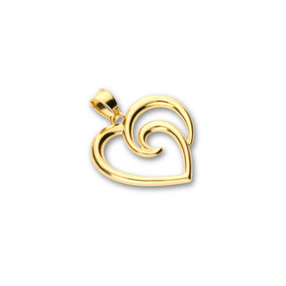 Ciondolo Fabiani cuore in oro giallo 18Kt