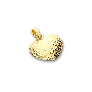 Ciondolo Fabiani a forma di cuore in oro giallo 9Kt