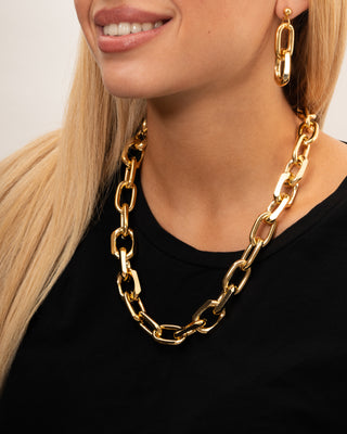 Meridien Jewels Necklace in Gold Brass