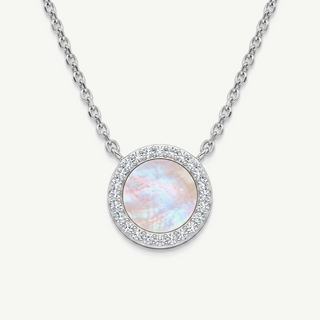 Collana Con Pendente in Madreperla