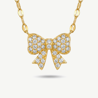 Collana Fabiani Fiocco in Argento Dorato