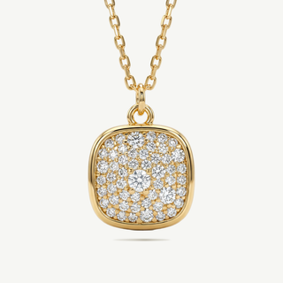 Collana Fabiani in argento con pendente pavé di zirconi