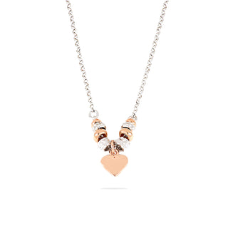 Collana Fabiani con pendente cuore in argento 925 dorato - Fabiani Gioiellerie