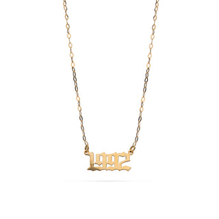 Collana Fabiani con data in oro giallo - Fabiani Gioiellerie