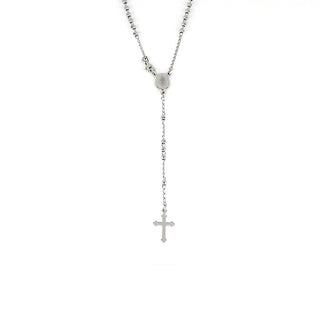 Collana Fabiani rosario in argento 925 rodiato - Fabiani Gioiellerie