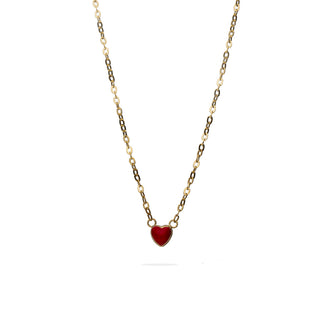 Collana Fabiani in oro giallo 9Kt con cuore - Fabiani Gioiellerie